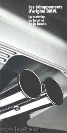 BMW echappement d'origine
